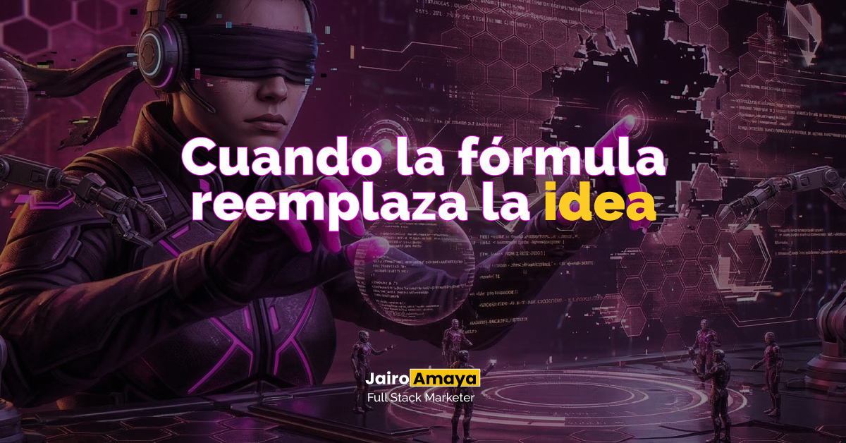Fórmula reemplaza la idea